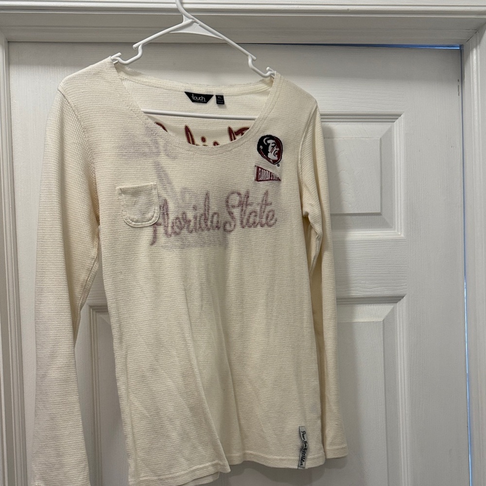 Cream Florida State Long Sleeve Shirt
